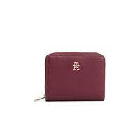 Tommy Hilfiger Th Icon Med Behind Flap Wallets for Women Deep Rouge One Size