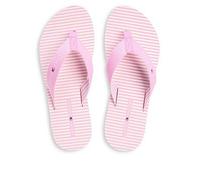 Tommy Hilfiger Women's Th Ithaca Stripe Summer Sandal FW0FW09192 Flip Flops, PINK (Rose Petal), 5