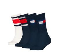 Tommy Hilfiger TH Kids Socks 4P Flag & Sport Stripe Ecom, navy, 31-34