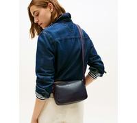 Tommy Hilfiger Women's TH LOGOTAPE CAMERA BAG AW0AW17689 Crossover, Blue (Space Blue), One Size