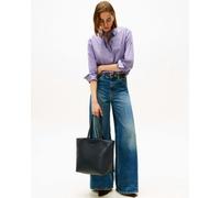 Tommy Hilfiger TH Logotape Womens Tote Bag - Space Blue - Space Blue - One Size