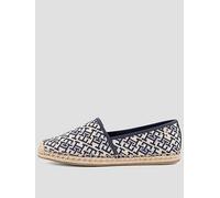 Tommy Hilfiger Th Monogram Jacquard Espadrille, Blue, Size 41, Women Blue