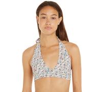 Tommy Hilfiger TH Monogram Triangle Bikini Top - TH Multi Monogram Calico - XL - 16