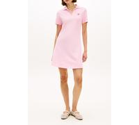Tommy Hilfiger Th Script Open-neck Polo Dress Classic Pink size XL | Shirt Dresses Outlet | Women | Pink XL
