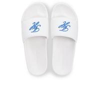 Tommy Hilfiger Women's Th Script Pool Slide FW0FW09286 Slides, WHITE (Ecru), 7