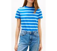 Tommy Hilfiger Th Script Regular C-neck T-shirt Preppy Stripe Blue Orbit size XS | Shirts Outlet | Women | Blue XS