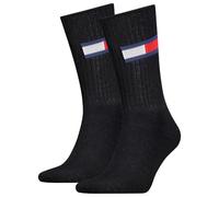 Tommy Hilfiger TH UNI TJ SOCK 2P FLAG, black, 35-38