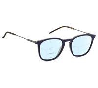 Tommy Hilfiger TH1764S Unisex Multi-Focus Blue Light Glasses in Navy Silver 51mm