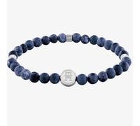Tommy Hilfiger TH85 Mens Blue Lapis Lazuli Beaded Bracelet 2790608
