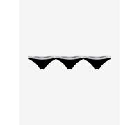Pack of 3 Thongs in Stretch Cotton black + black + black