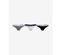 Tommy Hilfiger Thong Grey White Black (3 Units) - M