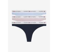 Tommy Hilfiger Thong Stripe Logo Thong Navy Pink White (3 units) - XS