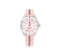 Tommy Hilfiger Three Hand Quartz Movement Watch for Youth with Light Pink Silicone Bracelet - 1720052