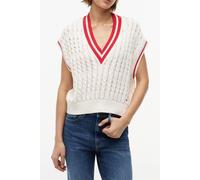 Tommy Hilfiger Tipping V Neck Ancient White size M | Sweaters Outlet | Women | White M