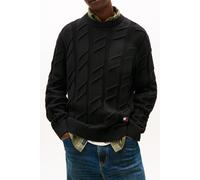 Tommy Hilfiger Tjm Reg Chunky Cable Black size M | Sweaters Outlet | Men | Black M
