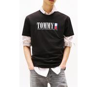 Tommy Hilfiger Tjm Reg Tommy Dna Flag Black size XS | Basic T-Shirts Outlet | Men | Black XS