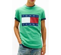 Tommy Hilfiger Tjm Regular Big Flag Ss Bahama Green size S | Print T-Shirts Outlet | Men | Green S