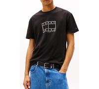 Tommy Hilfiger Tjm Regular Center Flag Tee Black size S | Print T-Shirts Outlet | Men | Black S