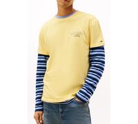 Tommy Hilfiger Tjm Regular Dollar Stack T-shirt Citronella size XL | Longsleeves Outlet | Men | Brown XL