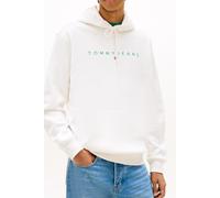 Tommy Hilfiger Tjm Regular Linear Logo Ancient White/bahama Green size L | Hoodies Outlet | Men | White L