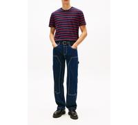 Tommy Hilfiger Tjm Regular Stripe Ss Tee Dark Night Navy Stripe size XS | Basic T-Shirts Outlet | Men | Black XS