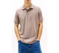 Tommy Jeans Men’s Polo Shirt Tipped Regular Fit, Brown (Ivy Mink), L