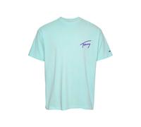 Tommy Hilfiger Tjm Relaxed Faded Graphic Spring Mint size XL | Basic T-Shirts Outlet | Men | Cyan XL