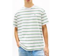 Tommy Hilfiger Tjm Relaxed Stripe Ss Tee Ice Grey Heather Stripe size S | Print T-Shirts Outlet | Men | Gray S