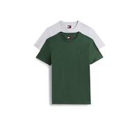 Tommy Hilfiger Tjm Xslim 2-pack Jersey T-shirt Grey Heather/shadow Pine size S | Basic T-Shirts Outlet | Men | Gray S