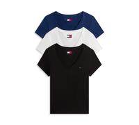 Tommy Hilfiger Tjw 3-pack V-neck Tee Black/ecru/dark Night Navy size S | Shirts Outlet | Women | Black S