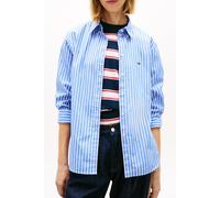 Tommy Hilfiger Tjw Regular Poplin Shirt Empire Blue/stripe size S | Button-Down Shirts Outlet | Women | Blue S