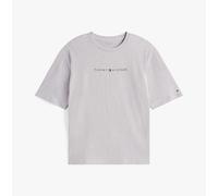 Tommy Hilfiger Tommy Hilfiger SS TEE CONT. LOGO Mens T-Shirts & Tank Tops Light Grey Heather - Small