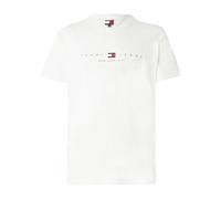 Tommy Hilfiger Tommy Jeans Flag Linear T-Shirt Ecru - XL