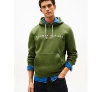 Tommy Hilfiger Tommy Logo Flex Fleece Hoodie - Mountain Pine - Mountain Pine - M