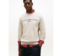 Tommy Hilfiger Tommy Logo Mens Sweatshirt - Heathered Pebble - Heathered Pebble - XL