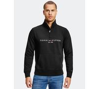 Tommy Hilfiger Tommy Logo Mockneck Mens Sweatshirt - Black - Black - M