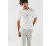 Tommy Hilfiger Tommy Script Flag Graphic T-Shirt, White, Size L, Men White