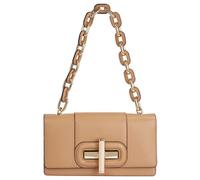 Tommy Hilfiger Turnlock Shoulder Bag Leather 28 cm beige
