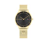 Tommy Hilfiger Two Hand Quartz Movement Watch for Women with Gold Colored Stainless Steel Mesh Bracelet - 1782739