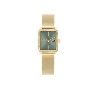 Tommy Hilfiger Two Hand Quartz Movement Watch for Women with Gold Colored Stainless Steel Mesh Bracelet - 1782791