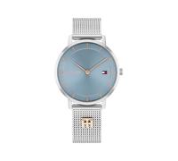 Tommy Hilfiger Two Hand Quartz Movement Watch for Women with Silver Stainless Steel Mesh Bracelet - 1782738