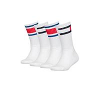 Tommy Hilfiger Unisex Baby Flag Sock 6 Pack Ecom, White, 15 UK