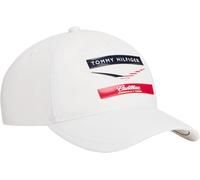 Tommy Hilfiger Unisex Cap TH X Cadillac F1 Chevron with Branding, White (Optic White), One Size