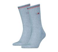 Tommy Hilfiger Crew Socks, Blue, 39/42 (Pack of 2)