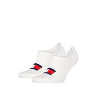 Tommy Hilfiger Unisex Footie Socks, White, 6-8 UK