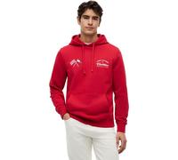 Tommy Hilfiger Unisex Hoodie TH X Cadillac F1 Varsity Graphic in Cotton, Red (Red), M