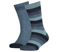 Tommy Hilfiger Unisex Kid's CLSSC Sock, Midnight Blue, 23/26 (Pack of 2)