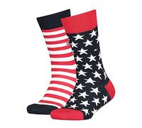 Tommy Hilfiger Unisex Kids Stars And Stripes Kid's Socks (2 Pack) Socks, original, 27/30