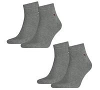 Tommy Hilfiger unisex quarter socks, 4 and 6 pack - - 9-12 UK-4 Packs