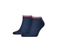 Tommy Hilfiger Sneaker Socks, Navy, 43/46 (Pack of 2)
